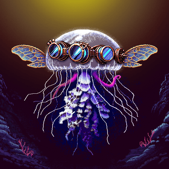 Steampunk Jellyfish #1519