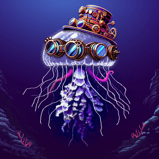 Steampunk Jellyfish #1640
