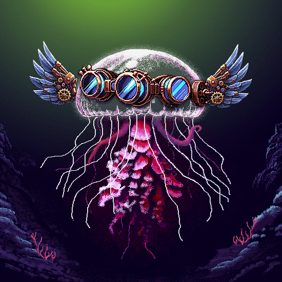 Steampunk Jellyfish #1202