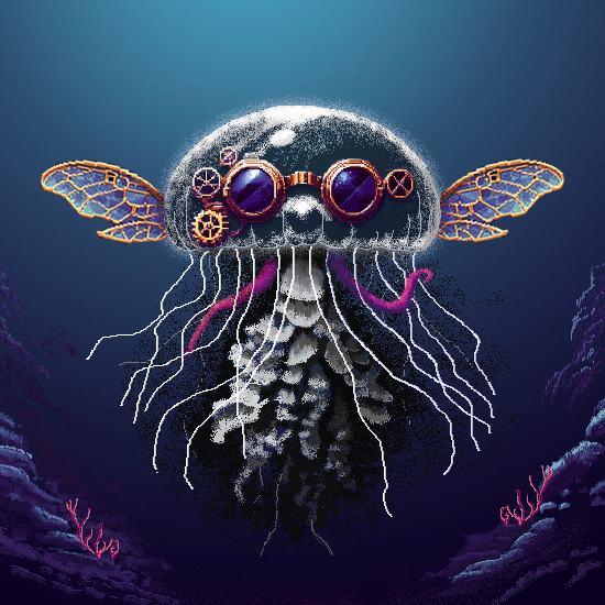 Steampunk Jellyfish #1052