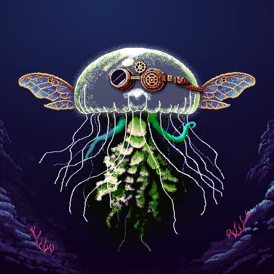 Steampunk Jellyfish #2086
